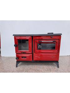 Estufa de Leña Portátil Dorello, Nueva, Color Rojo, de Hierro Fundido, Diseño Tradicional Resistente, para Cocina, Comedor, Villa y Uso en Exteriores - Product Image 4