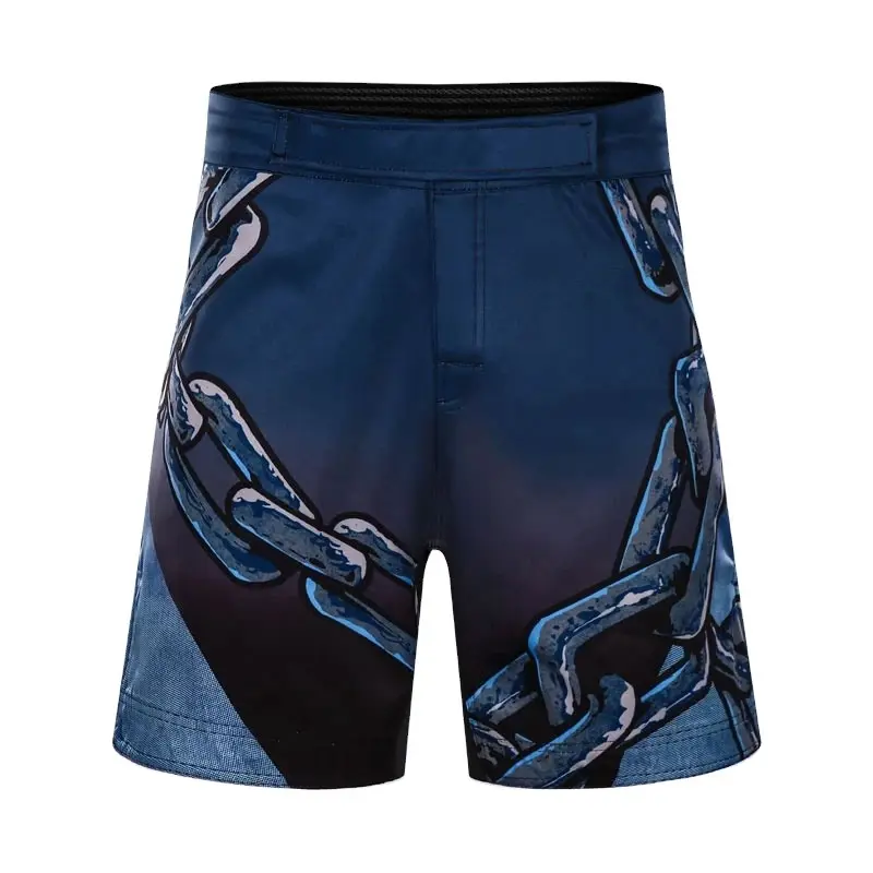 2024 New Arrival Custom OEM MMA Shorts Kick Boxing Muay Thai Fitness Gym Beach Short Sublimated Printed Embroidery