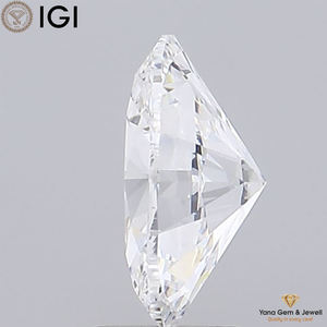 Solitario 3,00 CT. IGI certificado forma ovalada D Color VVS2 claridad 11,41 MM laboratorio crecido CVD diamante para colgante de lujo - Product Image 4