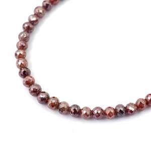 Champagne <b>Red</b> Diamond Balls <b>Bracelet</b> Elegant & Luxurious Diamond <b>Bracelets</b> & Bangles - Product Image 6
