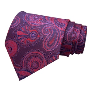 Corbatas de Seda Jacquard Casuales con Bordado Paisley Ecológicas - Product Image 3