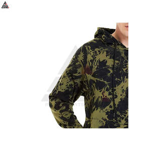 Rate Men Tie Dye Hoodies Designs entièrement personnalisés Top Trending Basics Cotton Blended Premium Quality Tie Dye Men's Hoodies - Product Image 5