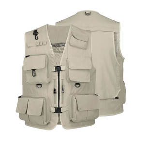 Chaleco de caza de pesca ajustable transpirable cómodo y resistente, chalecos multibolsillos, chaleco de escalada para senderismo - Product Image 1