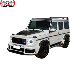 Kit Carrozzeria in Fibra di Carbonio Stile <span class=keywords><strong>B</strong></span> G900 <span class=keywords><strong>R</strong></span>, Nuovo Paraurti Anteriore e Posteriore, Cofano Motore, Aggiornamento Esterno per Mercedes-Benz Classe <span class=keywords><strong>G</strong></span> W463 2002-2018 - Product Image 5