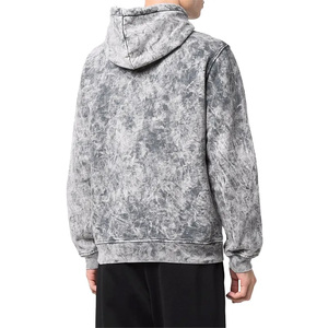 Sudaderas con Capucha y Bolsillo con Cremallera, Estilo Vintage, Lavado Ácido, Felpa Desgastada, Personalizadas con Logotipo al por Mayor para Hombre, Talla Grande, Gruesas, para Invierno - Product Image 3