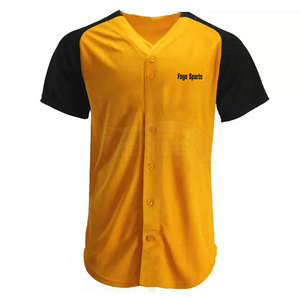 Diseñe su propio logotipo Jersey de béisbol en precio al por mayor Venta caliente Jersey de béisbol de gran tamaño Hombres Jersey de béisbol - Product Image 5