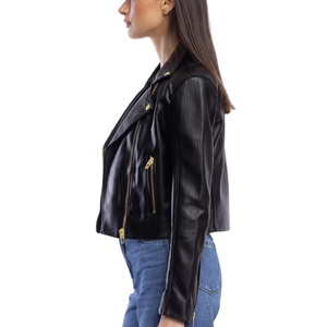 2025 nouveauté vente chaude prix usine veste en cuir 100% veste en cuir de haute qualité pour les femmes - Product Image 3