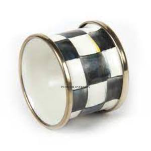 Black And White Color Unique Attractive Look Designer Round Shape Luxury <b>Napkin</b> Rings Elegant Look Hot Selling Table Decor - Product Image 2