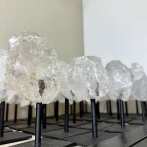 Soporte pequeño de cristal crudo Otros productos de artesanía de cristal - Product Image 2