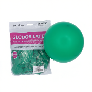 Palloncini in lattice Party Love 30cm verdi R12 per decorazioni - Product Image 2