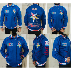 Varsity <b>jackets</b> OES <b>Jackets</b> Masonic latter Women <b>Jacket</b> OES ROYAL BLUE-HSE - Product Image 1