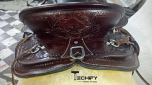Popular Western Barrel Racing Horse Saddle Affordable Premium Quality Western Saddles para Trail y Racing Horse Riding - Product Image 3