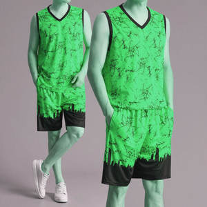 Conjunto Deportivo para Hombre, Camiseta sin Mangas Informal, Pantalones Cortos, Chaleco Deportivo sin Mangas para Baloncesto, Logotipo Personalizado, Transpirable, Spandex/Algodón - Product Image 4