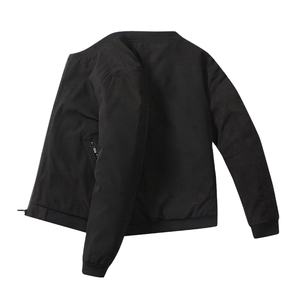 เสื้อแจ็กเก็ตบอมเบอร์แบบรูดซิปด้านหน้าสำหรับผู้ชายเสื้อแจ็กเก็ตแบบมีซิปด้านหน้าปรับแต่งได้ - Product Image 6