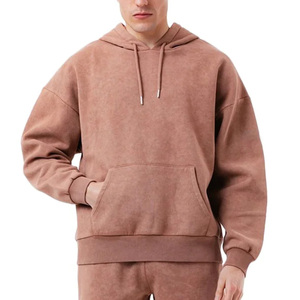 Sweats à capuche élégants à épaules tombantes pour hommes avec impression personnalisée Sweatshirts surdimensionnés Coupe confortable Parfait pour Streetwear - Product Image 1