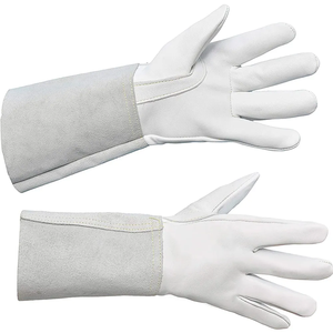 Guantes de Soldadura de Piel de Cabra de Grano Completo, Puño Largo, Alta Calidad, Suaves y Duraderos, 15 cm, Personalizables - Product Image 3