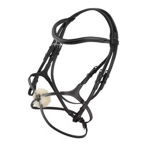 Brida de caballo de cuero Premium MH Global Exports de alta calidad con logotipo personalizado Embalaje personalizable Producto ecuestre de primera calidad - Product Image 1