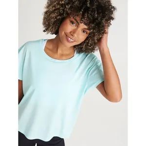 T-shirts promotionnels de sport pour femmes à dos ouvert - Product Image 6