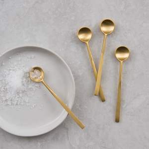 Juego de cubiertos decorativos de metal con tallo floral diseñados para elegantes fiestas de té, reuniones culturales y cenas festivas - Product Image 3