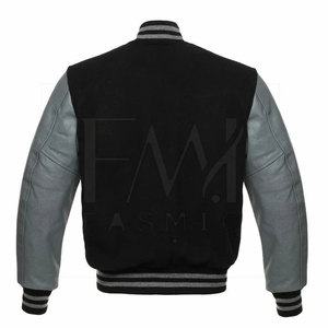 Men's High Quality Canvas Bomber Letterman <b>Jacket</b> Breathable <b>Fleece</b> <b>Lining</b> Customizable Warm Winter Outerwear - Product Image 2