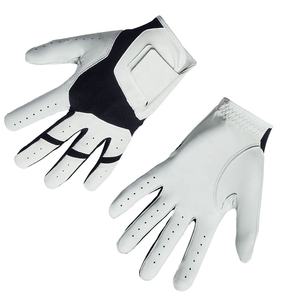 Gants de golf pour hommes et femmes avec logo personnalisé Gants de golf pour droitier gauche en cuir de mouton respirant avec protection UV Gants de golf de sport antidérapants - Product Image 1