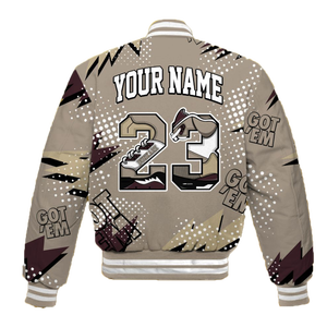 Top Tendance Conception Personnalisée Hommes Femmes Toile Varsity Vestes Bouton Décoration High Street Style Avant Hiver Vente En Ligne Bas - Product Image 1