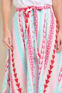 Hermoso vestido de falda corta tejido en V hecho a mano para fiesta de verano y playa, vestido de falda corta con cinturón, bolsillos, botón para vestido de mujer - Product Image 4