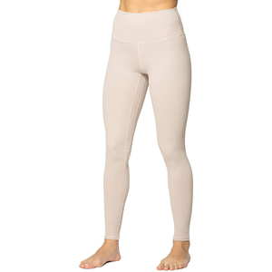 Leggings d'entraînement taille haute personnalisés pour femmes vêtements de Fitness respirants pour la course à pied Yoga Leggings de Yoga de Compression à motif solide - Product Image 1