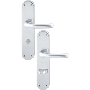 Juego de renovación de aluminio Tokyo 1710/3334 F1 SK/OL Cuadrado 8 mm 78 mm Distancia HOPPE - Product Image 1