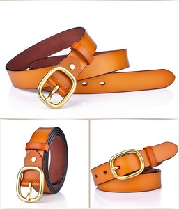 Cinturón Decorativo de Cuero Genuino para Hombre, Estilo Casual, Hebilla de Acero, Ajustable, Resistente, de Lujo - Product Image 6