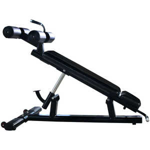 French Fitness FFB Banco AB ajustable negro Estilo plano con función de descenso plegable Nuevo producto hecho de material ABS duradero - Product Image 3