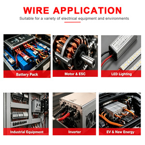 สายไฟ RV แบบมีฉนวน PVC ทองแดงตีเกลียว ยืดหยุ่นได้ 300V 1.5 มม. 2.5 มม. 4 มม. 6 มม. สำหรับเดินสายไฟในบ้านและรถยนต์ - Product Image 4