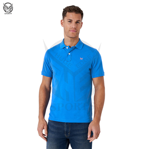 Camisas Personalizadas OEM para Hombre, Diseño de Bordado de Primera Calidad, Patrón Sólido, Tela de Punto 100% PK, Manga Corta Formal - Product Image 4