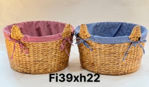 Panier de rangement pour vêtements et jouets pour enfants en rotin écologique fait à la main - Product Image 3