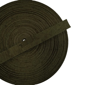 Cordon plat en liège vert de qualité supérieure, nouveau style, durable, écologique, tissu en liège naturel, vente en gros - Product Image 1
