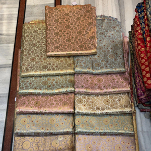 Tissu en coton brocart jacquard de qualité supérieure pour la maison mode finition lisse tissage solide Options de couleur personnalisées pour la tapisserie d'ameublement - Product Image 1