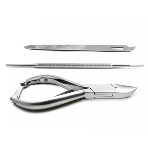 Cortauñas Profesional de Alta Calidad y Durabilidad para Manicura y Pedicura, Empujador de Cutículas, Limpiador de Uñas, Lima con Apertura de Mandíbula Ancha - Product Image 1