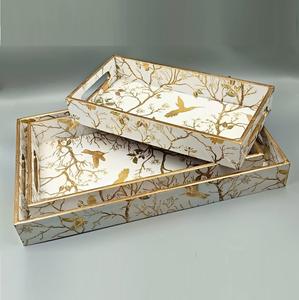 Bandejas de Madera MDF de Resina Moderna de Alta Calidad, Opciones Personalizables para Catering Profesional y Uso Doméstico, Proveedor Indio, Mejores Precios - Product Image 1