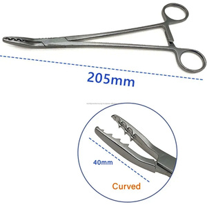Coupe-épingles manuel orthopédique pour réduction osseuse, instrument chirurgical en acier inoxydable pour la préhension des tissus mous - Product Image 4