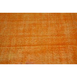 Alfombra turca naranja vintage contemporánea de 37x65 pies, gran área de retazos, respaldo de látex de algas marinas para dormitorio, modelo de pasillo, alfombra - Product Image 5