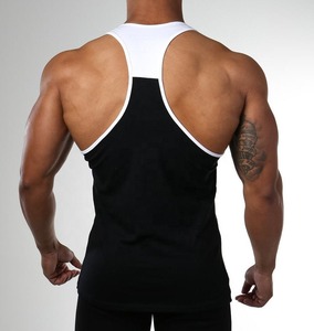 Camiseta sin mangas de algodón personalizada al por mayor para hombre, chaleco de gimnasio, Camiseta deportiva, entrenamiento muscular, culturismo, Stringer - Product Image 3