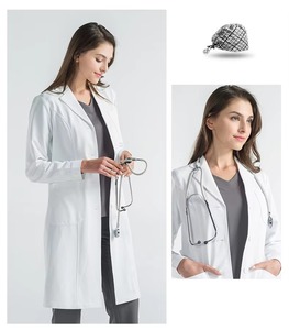 2025 nuevo diseño personalizado de alta calidad mujeres batas de laboratorio precio al por mayor mujeres batas de laboratorio conjuntos de uniformes - Product Image 5