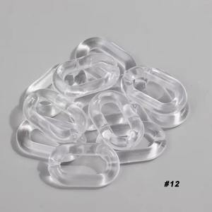 Resin Link Chain Bracelet <b>Necklace</b> Hand-painted Fashion Design Customizable for Modern <b>Boho</b> Home Decor & Chic Living Spaces - Product Image 2