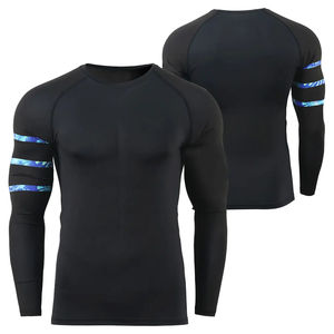 Precio competitivo de calidad superior Hombres Rash Guard para entrenamiento Venta caliente último producto personalizado Hombres Rash Guard - Product Image 1