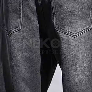 Nouvel arrivage de pantalons baggy pour hommes fabriqués au Pakistan couleur personnalisée 100% pantalons pour hommes lavés en coton - Product Image 6