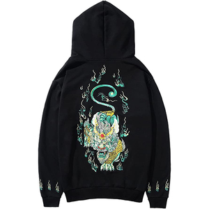 330GSM Sweat-shirt à capuche vierge personnalisé pour hommes Streetwear Sweats à capuche surdimensionnés pour couple - Product Image 2