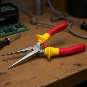 Pince à bec court demi-rond isolée 1 000 volts Facom - Product Image 3