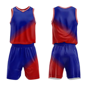 Uniforme de basket-ball personnalisé pour adultes, 100% polyester respirant, taille plus, design sublimé, couleurs personnalisées, logo, sans manches - Product Image 6