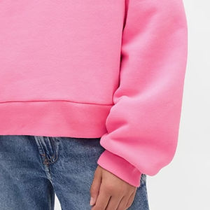 Sweat-shirt pour filles à ourlet côtelé avec col en V, parfait pour l'hiver et les activités de plein air, tissu respirant et doux pour la peau, prix avantageux - Product Image 4