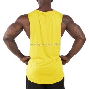 Brand New Plain Tank Top Men's Sleeveless Open Sides Fitness Clothing Cotton Sportwear Muscle Vest Quick Dry Breathable - Product Image 5